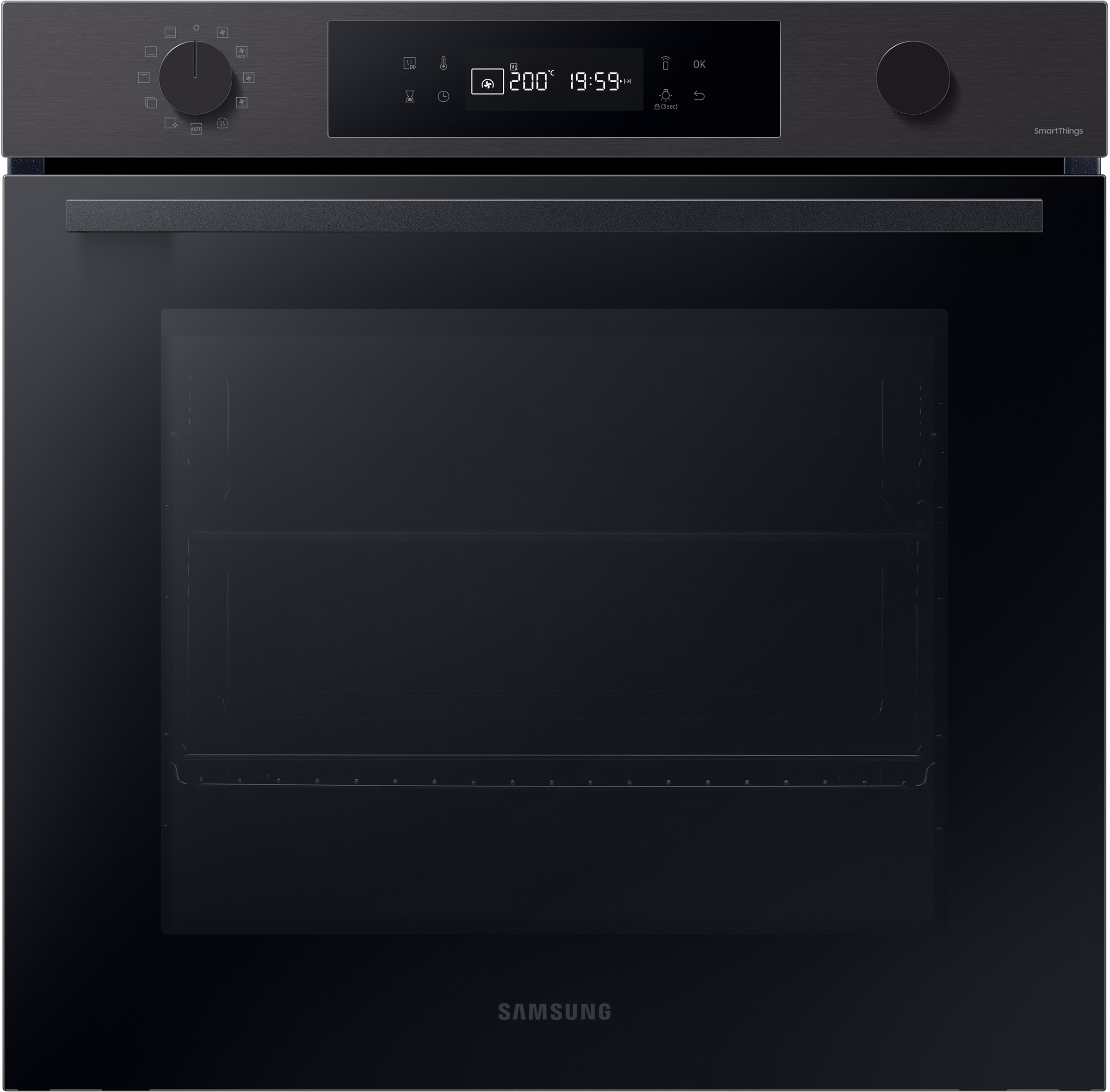 Four encastrable pyrolyse SAMSUNG Wi-Fi 76L Noir Inox NV7B41307AB