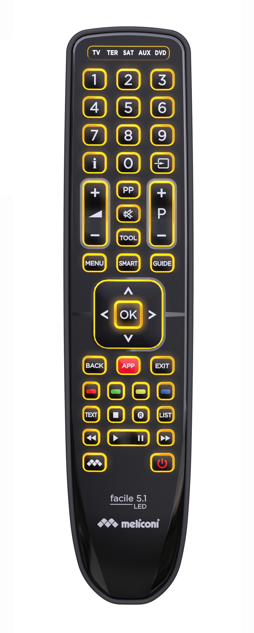 MELICONI Télécommande universelle FACILE51LED