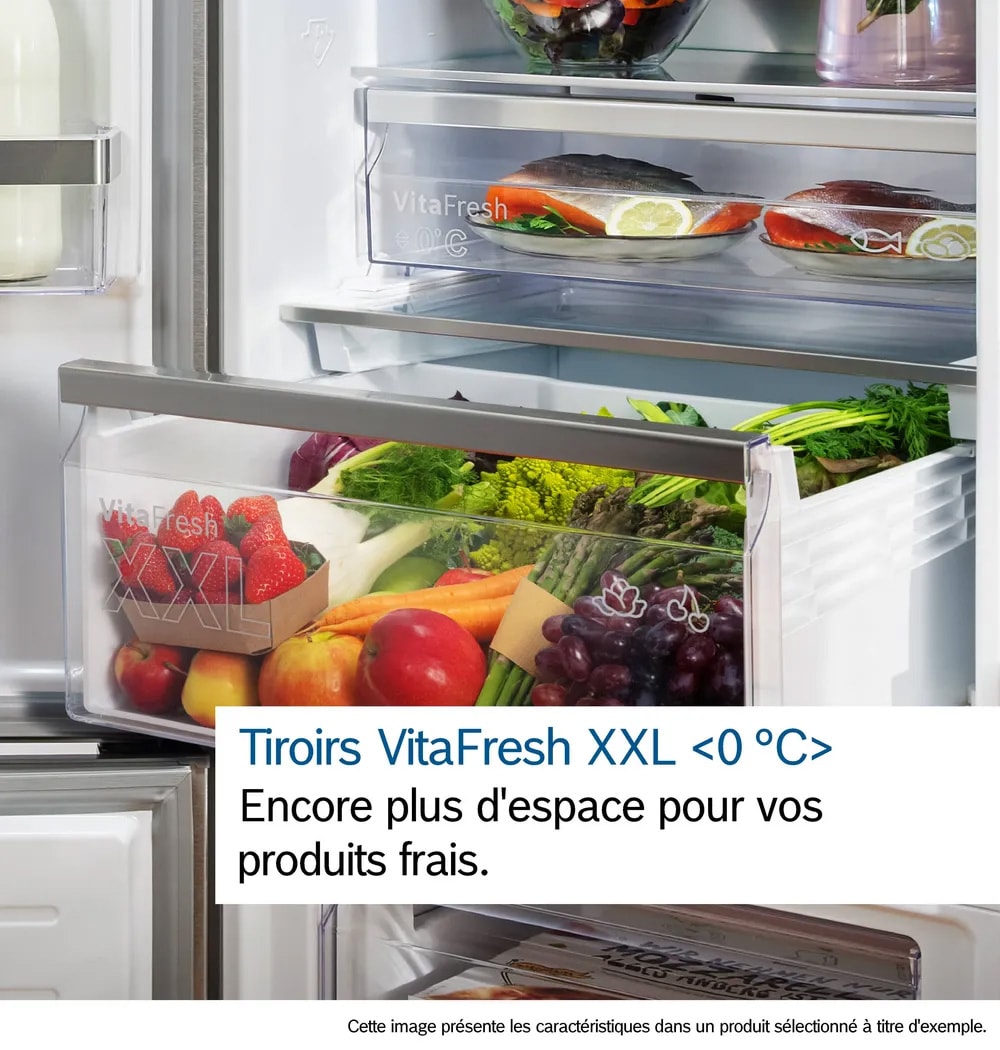 Réfrigérateur congélateur encastrable BOSCH  - KIN86VSE0