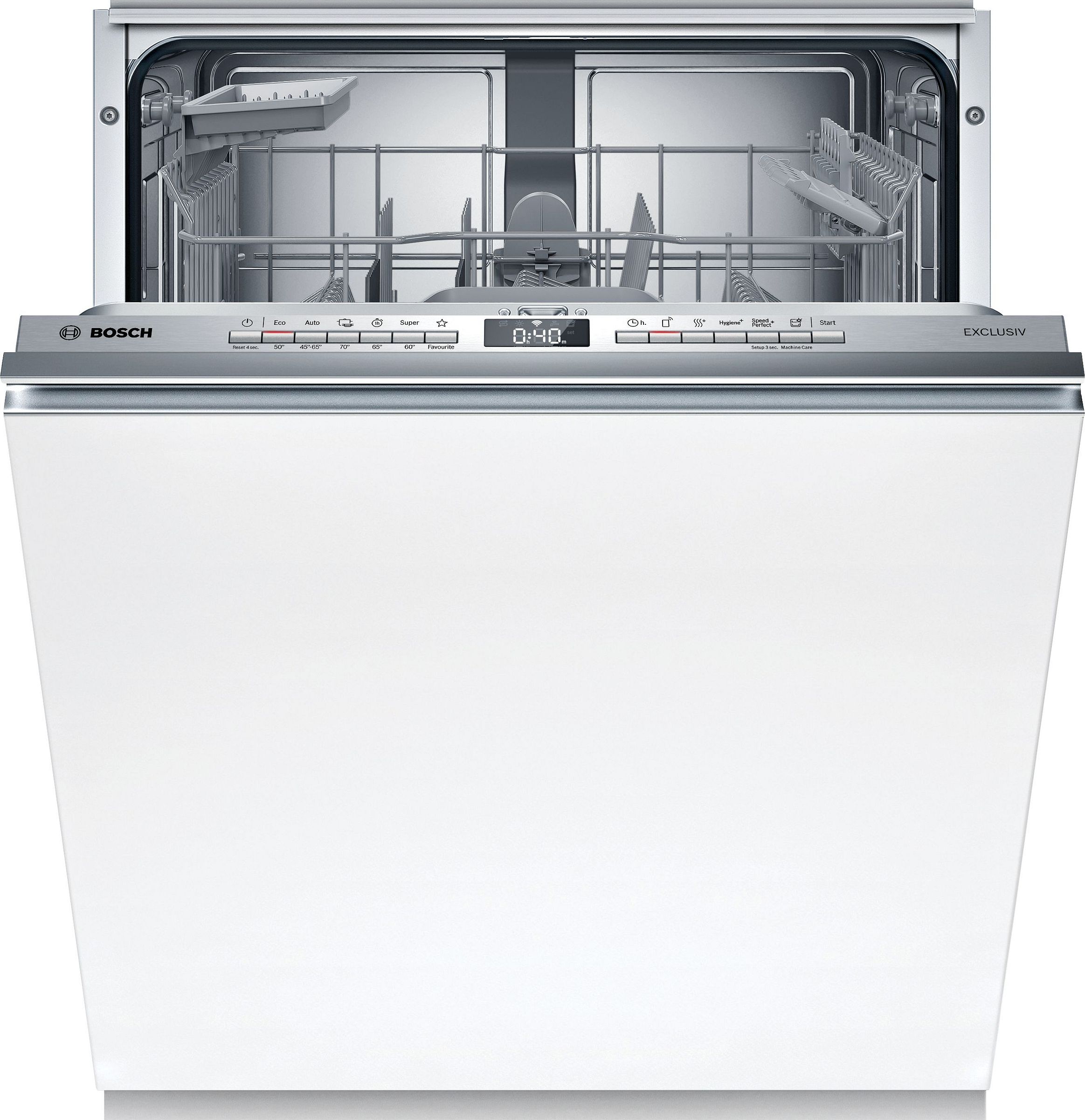 Lave vaisselle tout integrable 60 cm BOSCH Home Connect 13 couverts 44dB SMV4HLX11E
