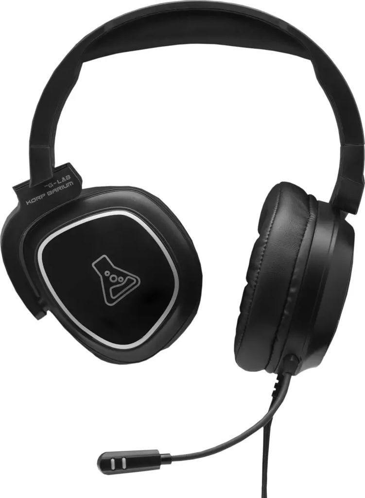 Micro-Casque gaming THE G-LAB Stéréo Filaire 50mm Noir - KORP-BARIUM-BLACK