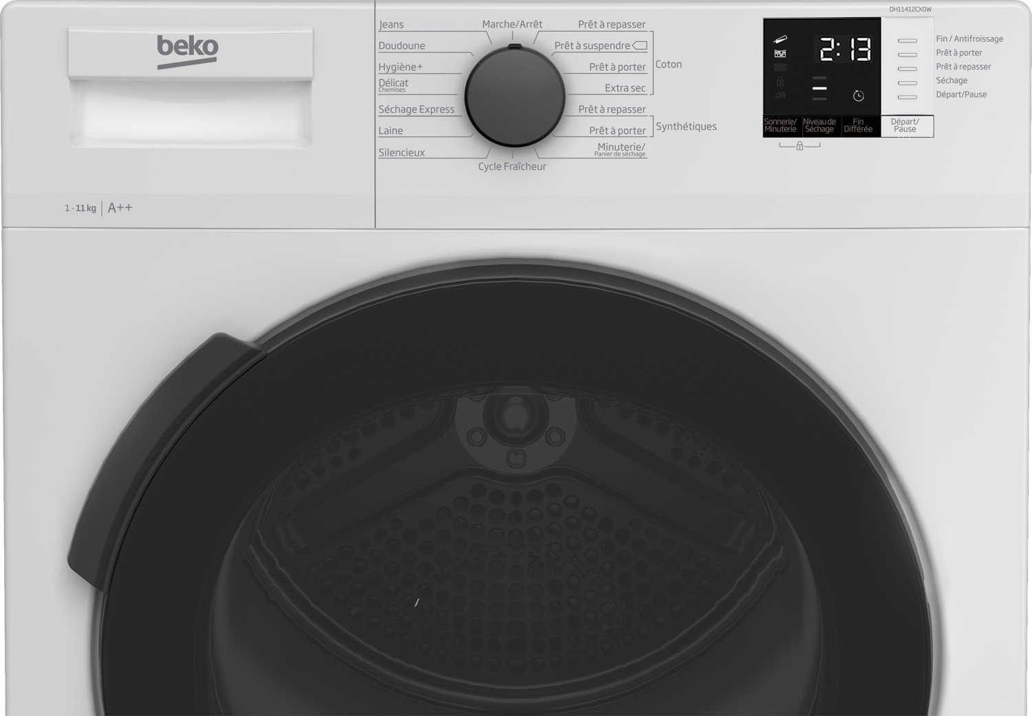 BEKO Sèche linge Condensation Aquaware 11kg - DH11412CX0W