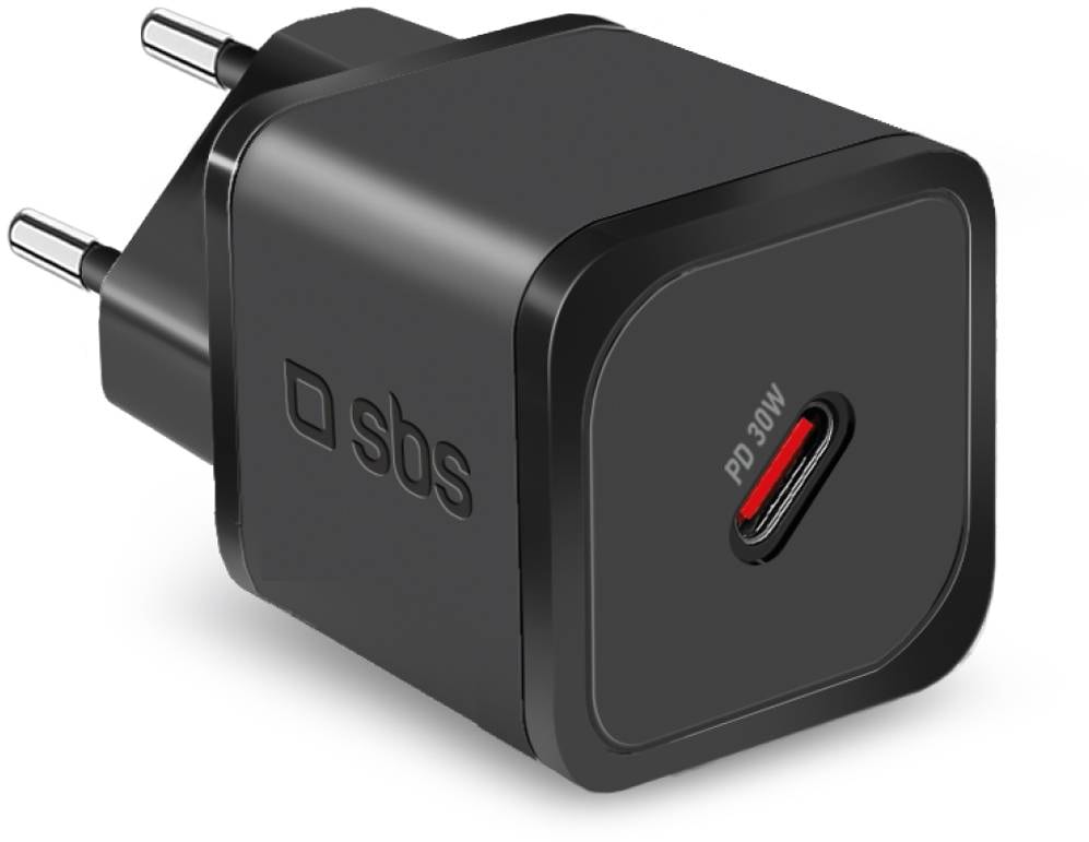 Chargeur secteur SBS Universel Noir TETRGAN1C30W