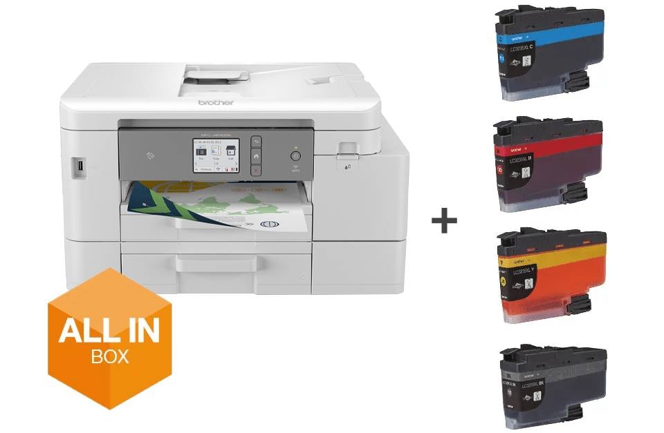 Imprimante multifonction jet d'encre BROTHER 4 en 1, WiFi, Blanc - MFC-J4540DWXL