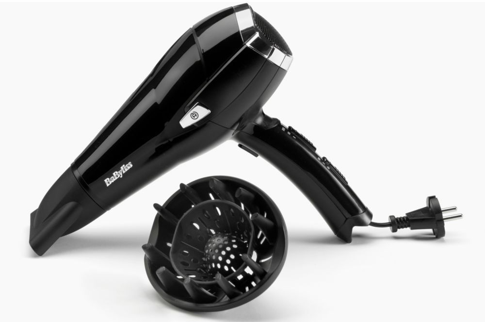 Sèche-cheveux BABYLISS CordKeeper 2000 Noir - D374DE
