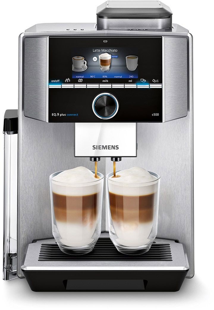Robot expresso SIEMENS Broyeur EQ.9 plus connect s500 Inox - TI9553X1RW Robot expresso SIEMENS Broyeur EQ.9 plus connect s500 Inox - TI9553X1RW