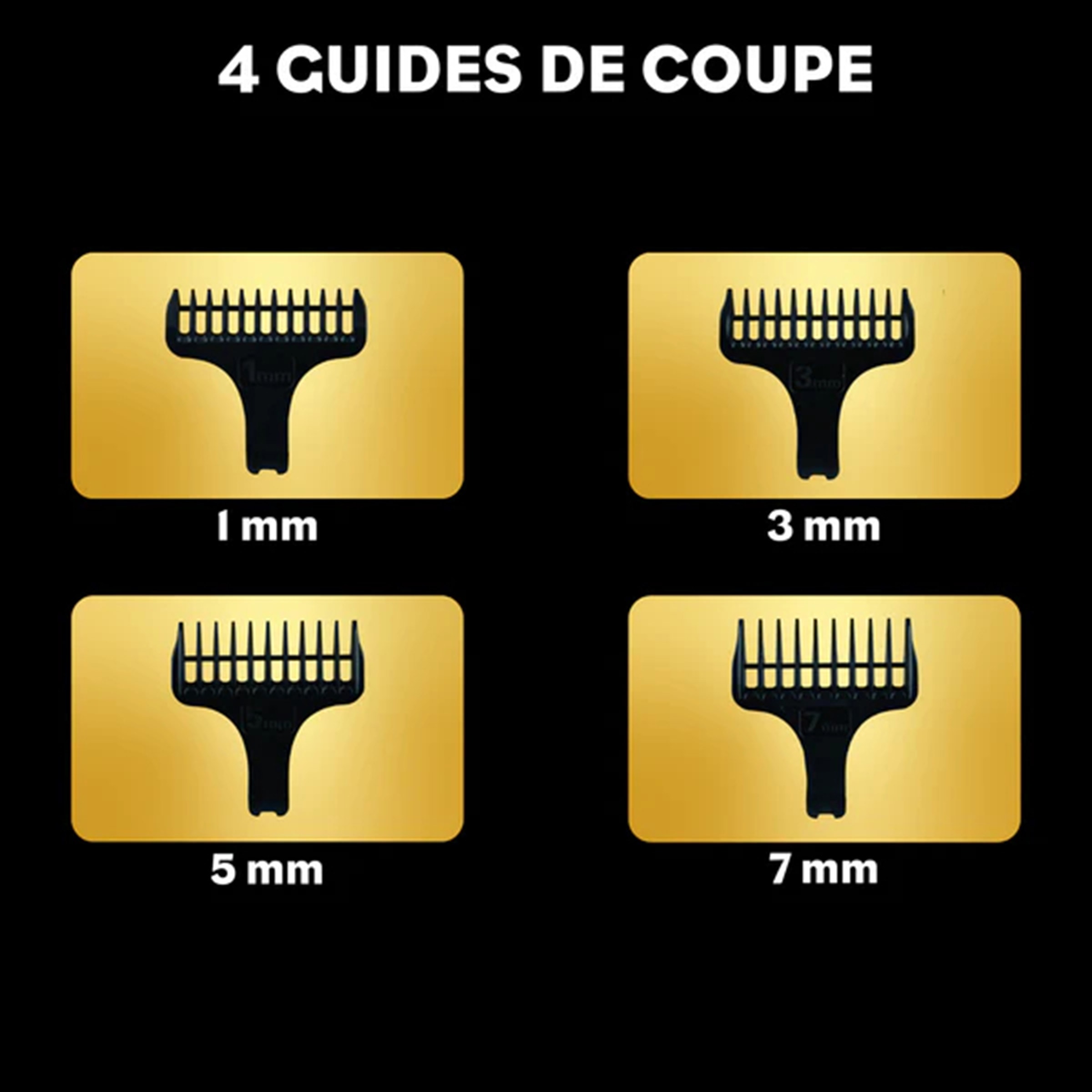 Tondeuse à barbe LITTLE BALANCE 140min nez/oreilles 4 guides - 8937