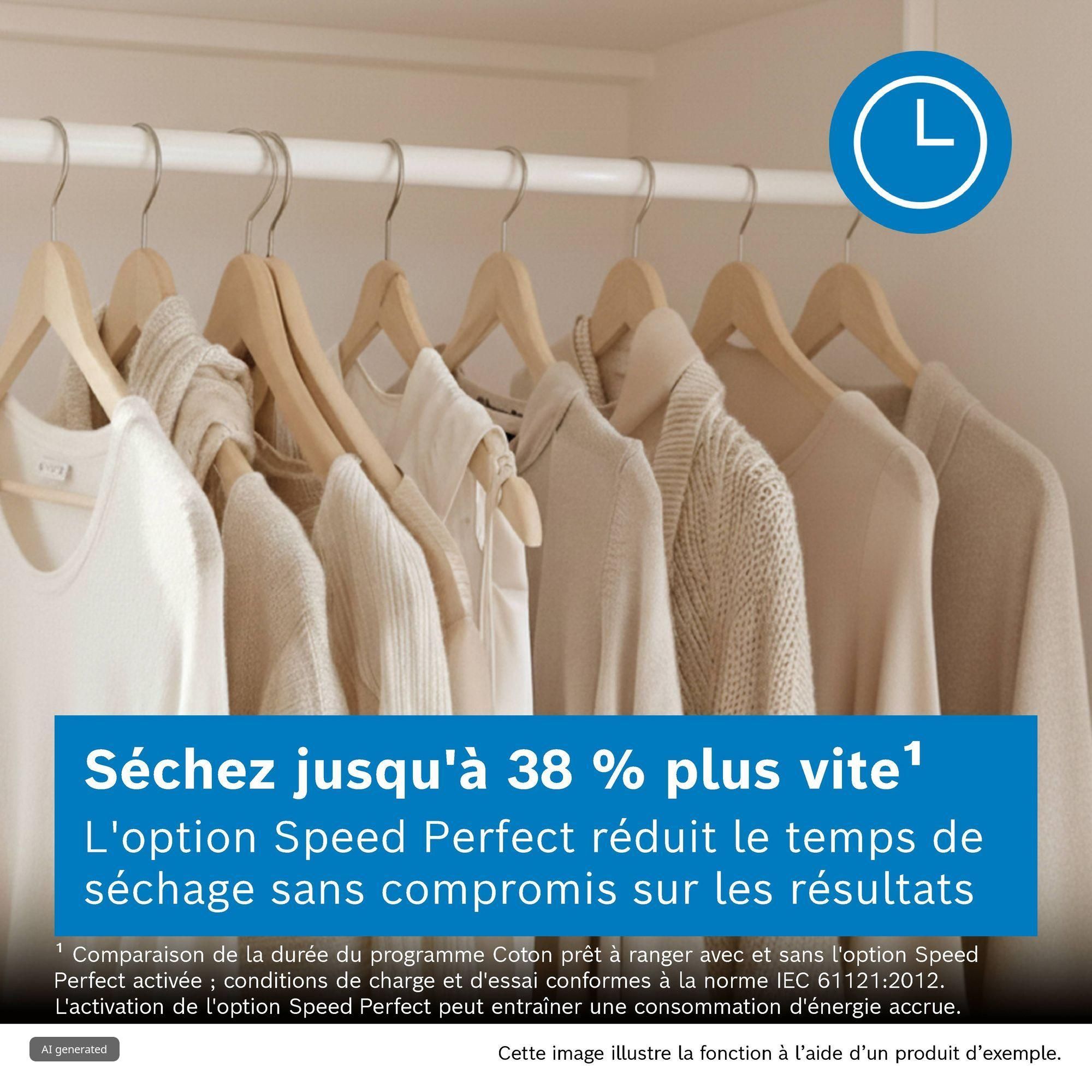 Sèche-linge pompe à chaleur BOSCH  - WQN246D0FR