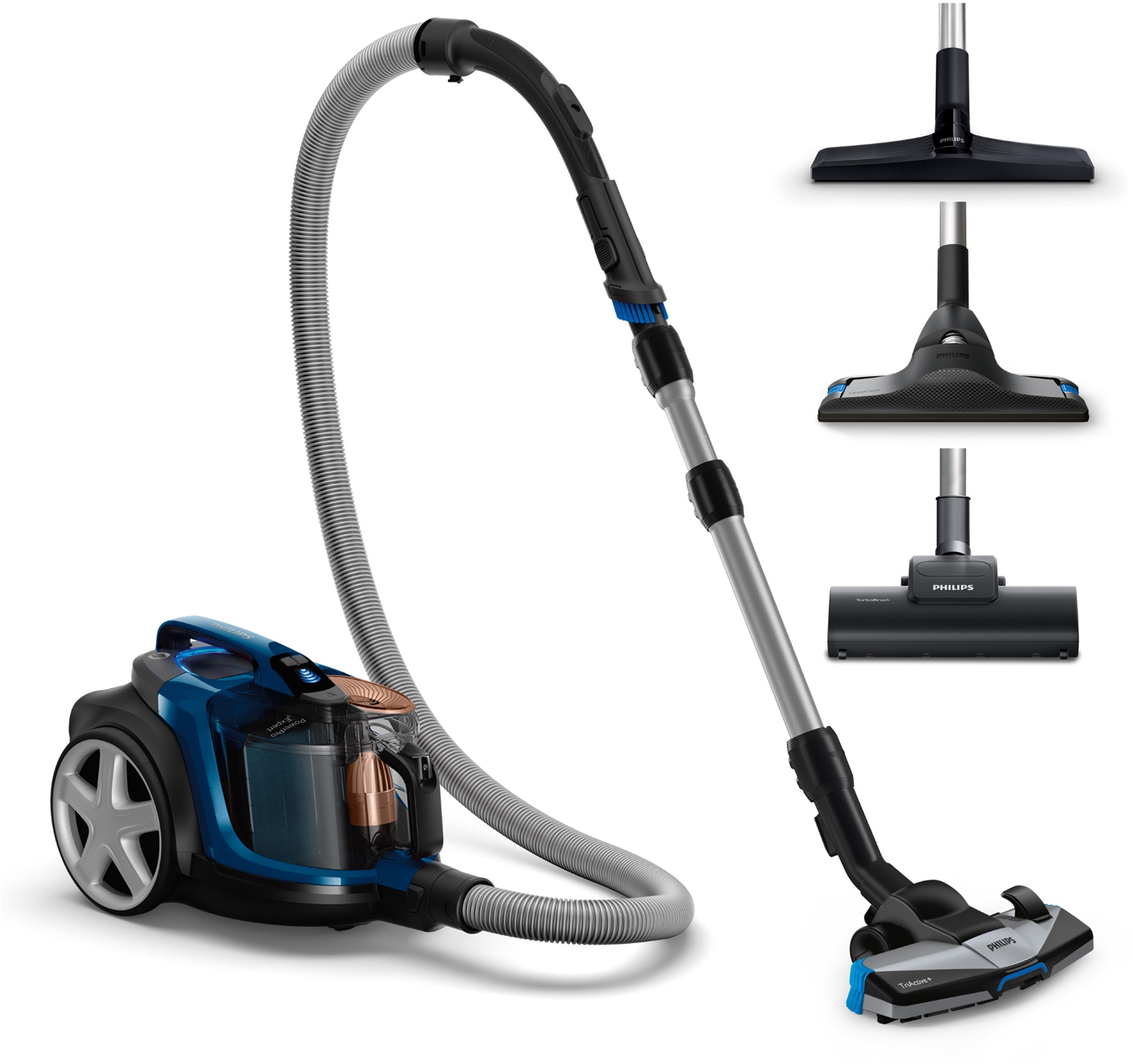 Aspirateur traîneau PHILIPS Power cyclone 8 900W Bleu foncé FC9745/09