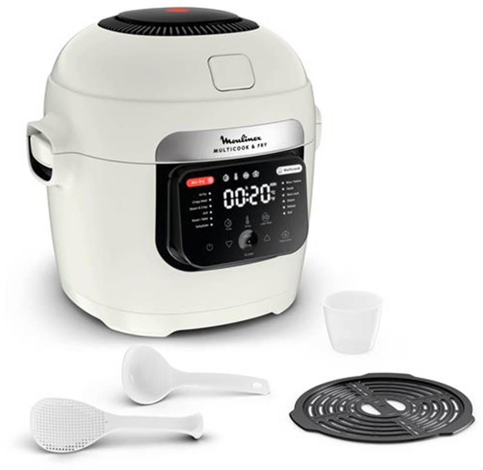 Multicuiseur MOULINEX Aifryer, 6 personnes, 6L, 1200W - MZ7301F0