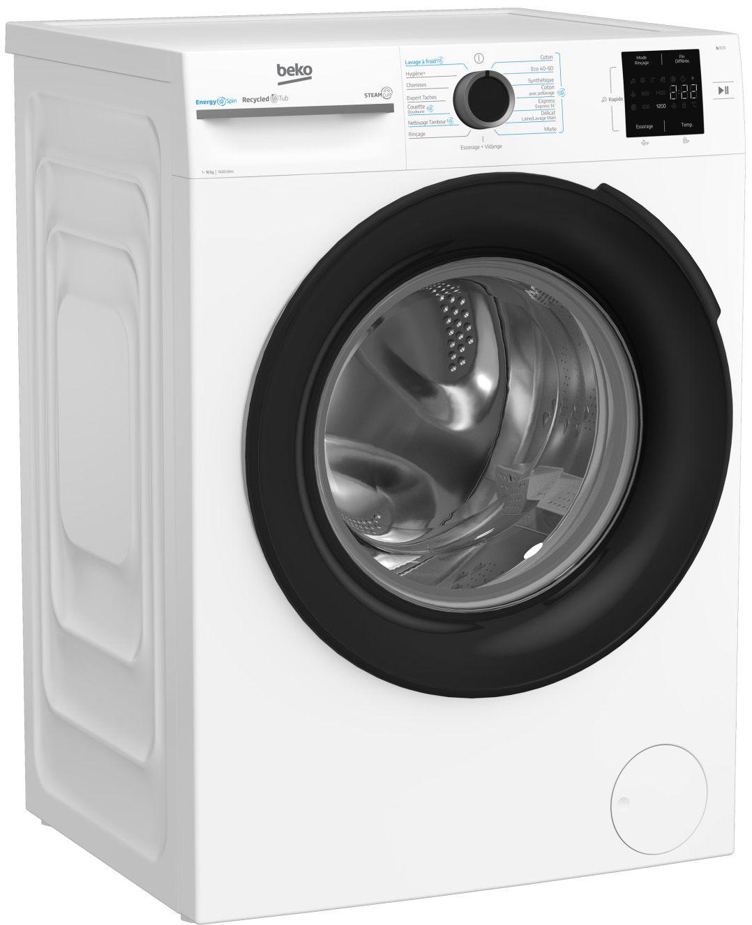 Lave linge Frontal BEKO 10kg 1400trs/min Blanc - BM34WFT310411