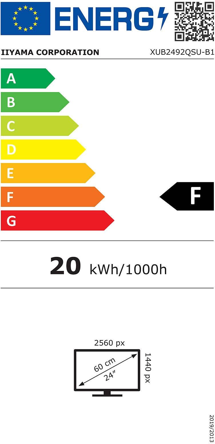 Ecran 24 pouces IIYAMA  - XUB2492QSU-B1