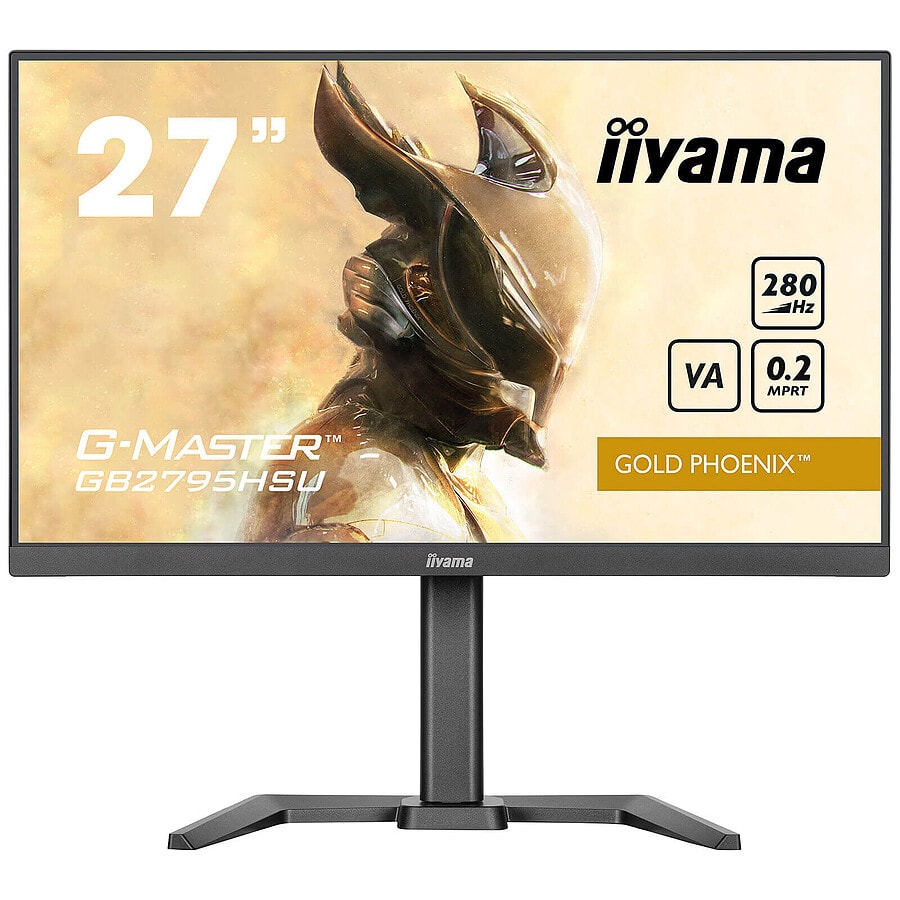 Ecran PC Gamer 27 pouces IIYAMA 280Hz 0.2ms VA Noir GB2795HSU-B1