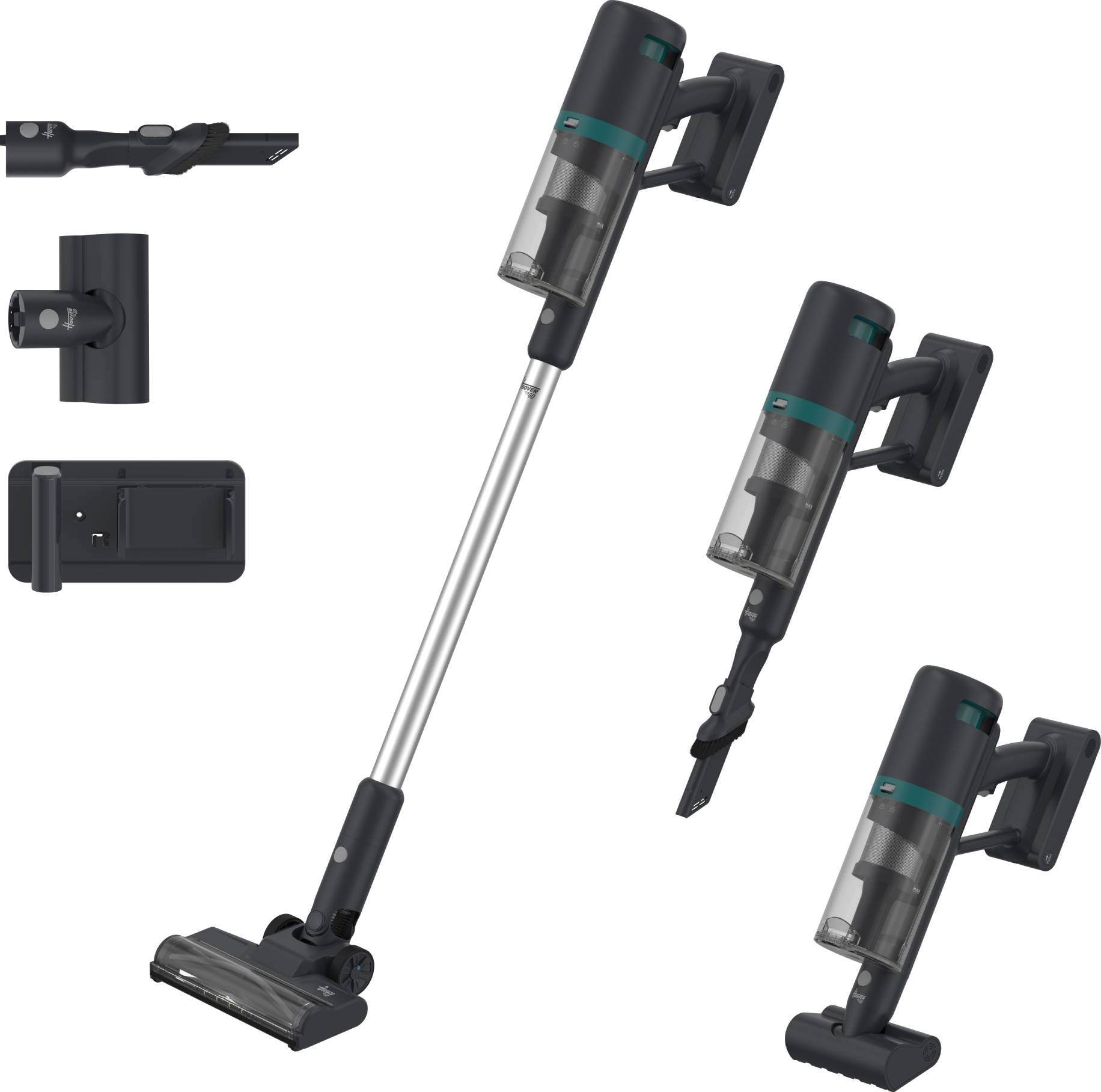 Aspirateur balai HOOVER Hoover Go 45min Télescopique Gris - HFG10P011