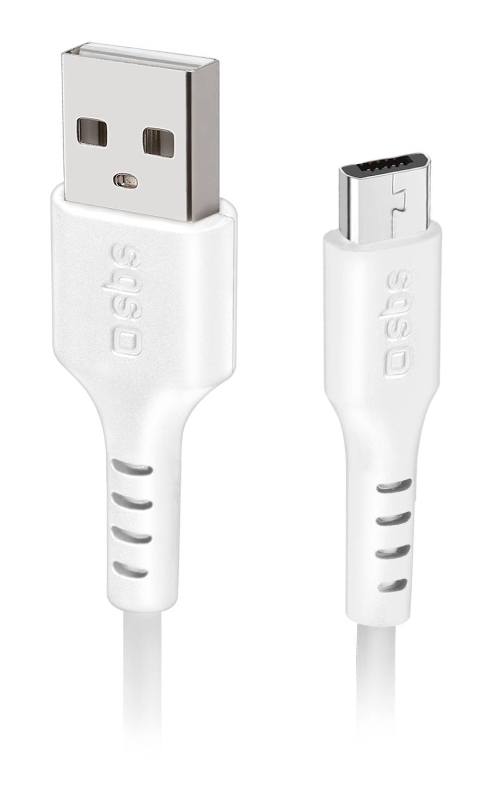 Câble USB SBS Universel Blanc CABL-USB-MICROUSB-BL