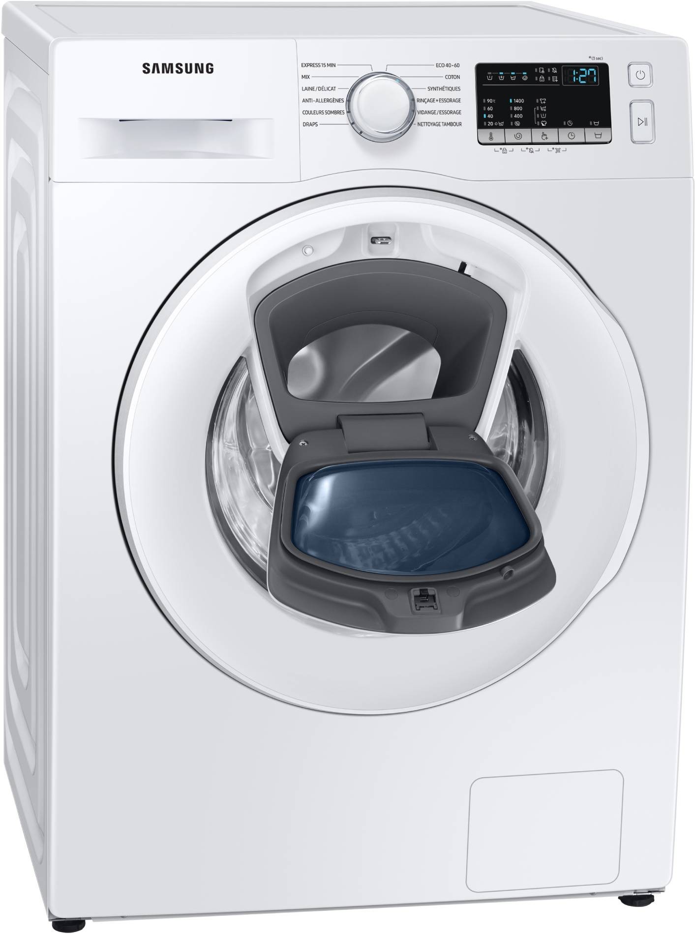 Lave linge Frontal SAMSUNG , 9kg, Blanc - WW90T4540TE