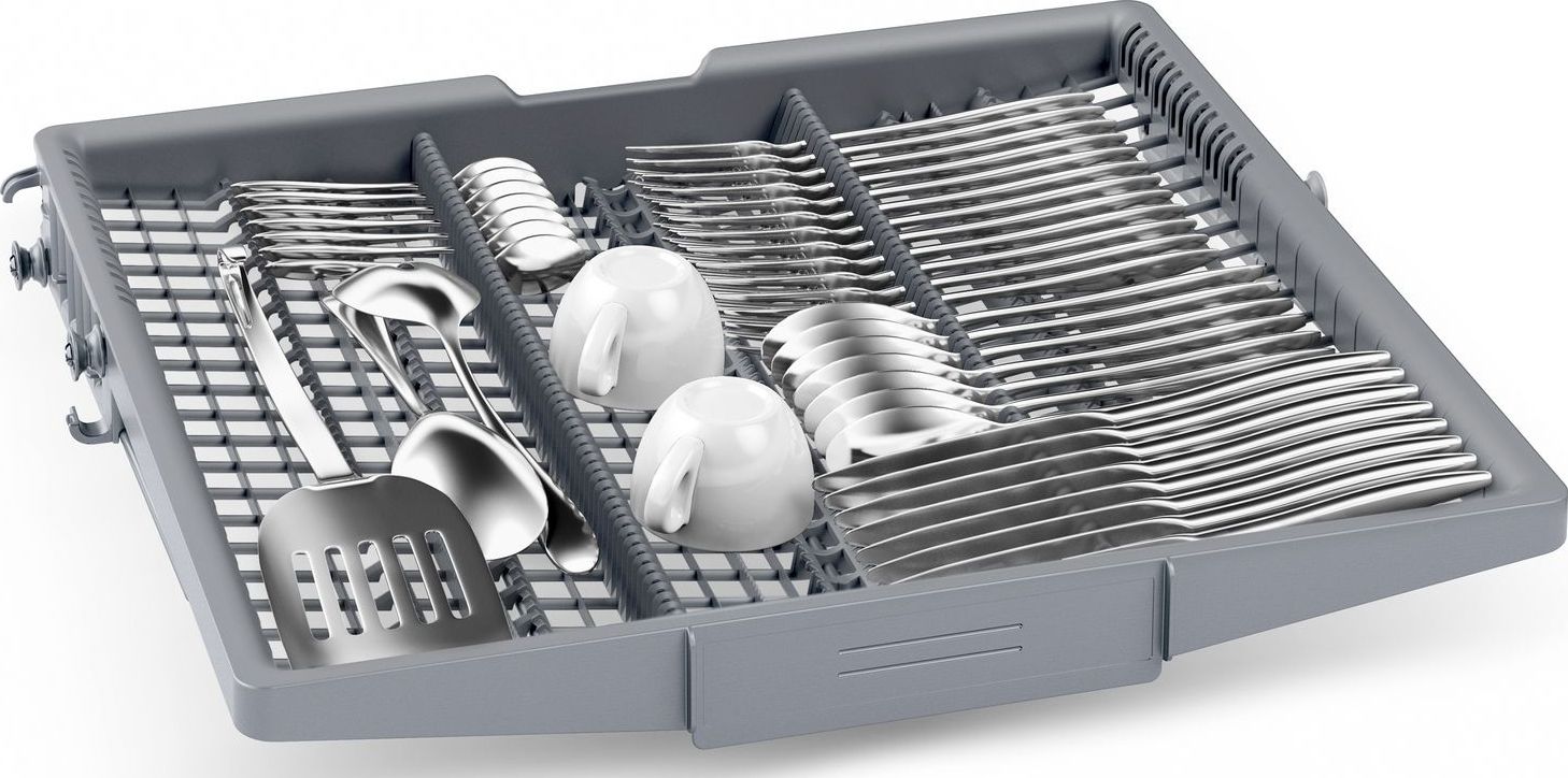 Lave vaisselle tout integrable 60 cm BOSCH Connecté 14 couverts 46dB Blanc - SBV4HVX14E