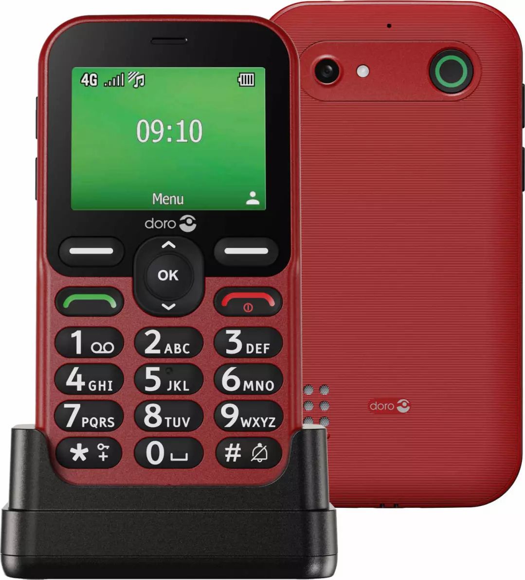 Téléphone mobile DORO Leva E10 4G 128Go Rouge LEVAE10ROUGE