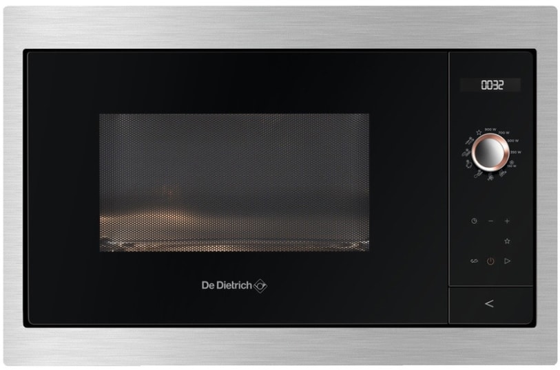 DE DIETRICH Micro ondes Encastrable 900W 26L Noir et Inox   DME7121X