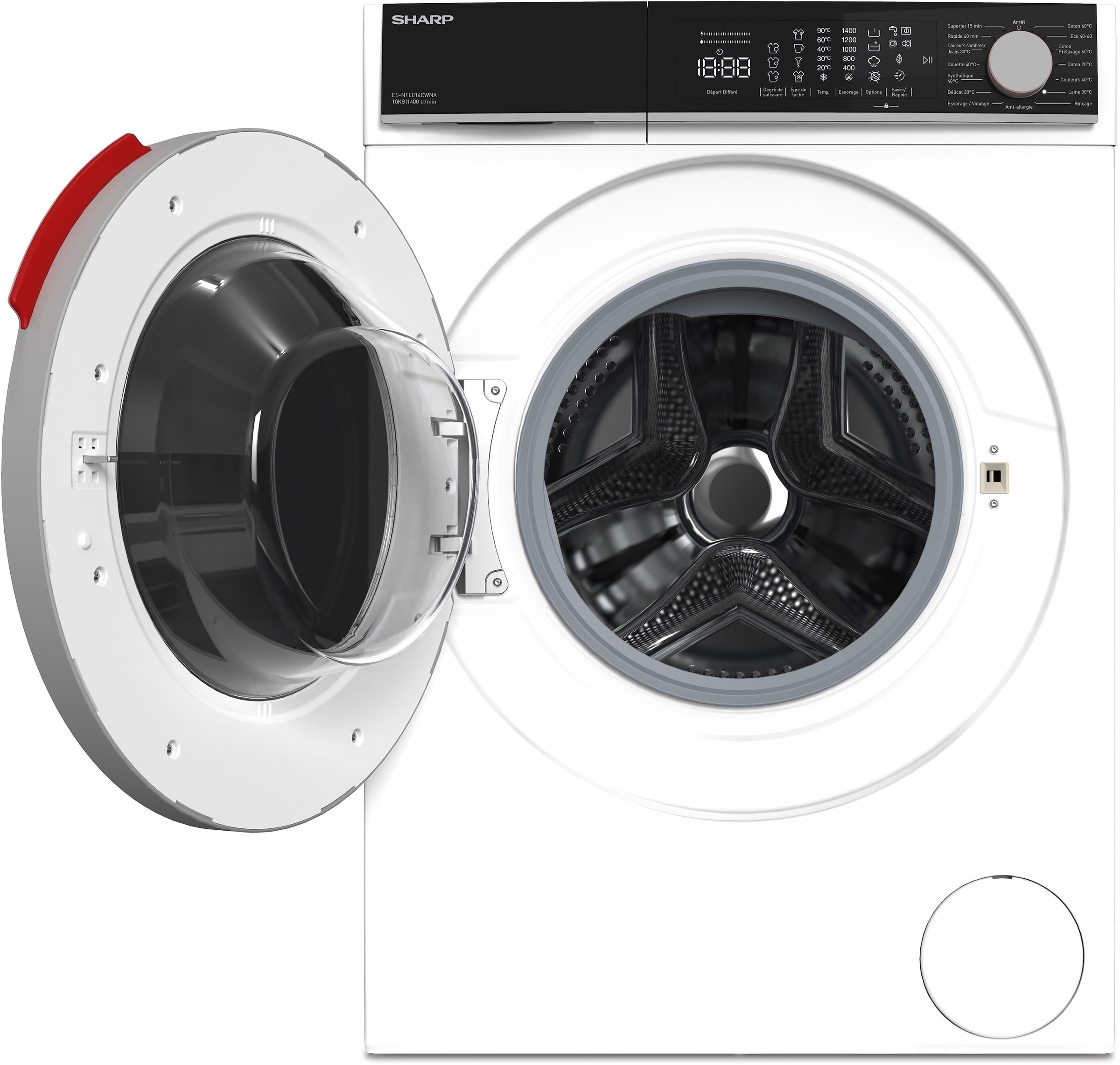 Lave linge Frontal SHARP  - ESNFL014CWNA