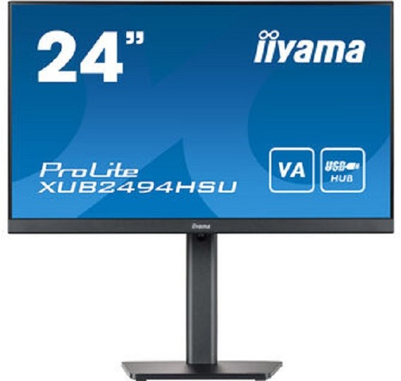 IIYAMA Ecran 24 pouces Full HD Prolite 75Hz 5ms Noir - XUB2494HSU-B2