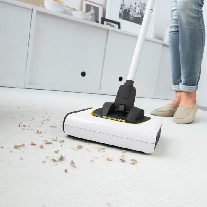 Aspirateur balai KARCHER 30min Tube télescopique Blanc - KB5