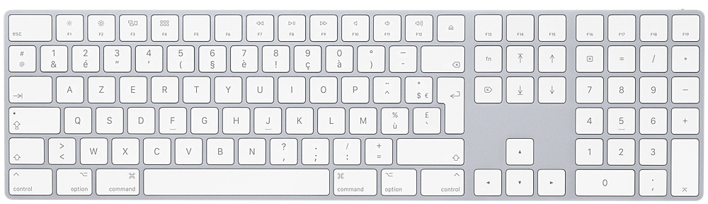 APPLE Clavier sans fil Magic KeyBoard avec Pavé numérique  - MQ052F/A