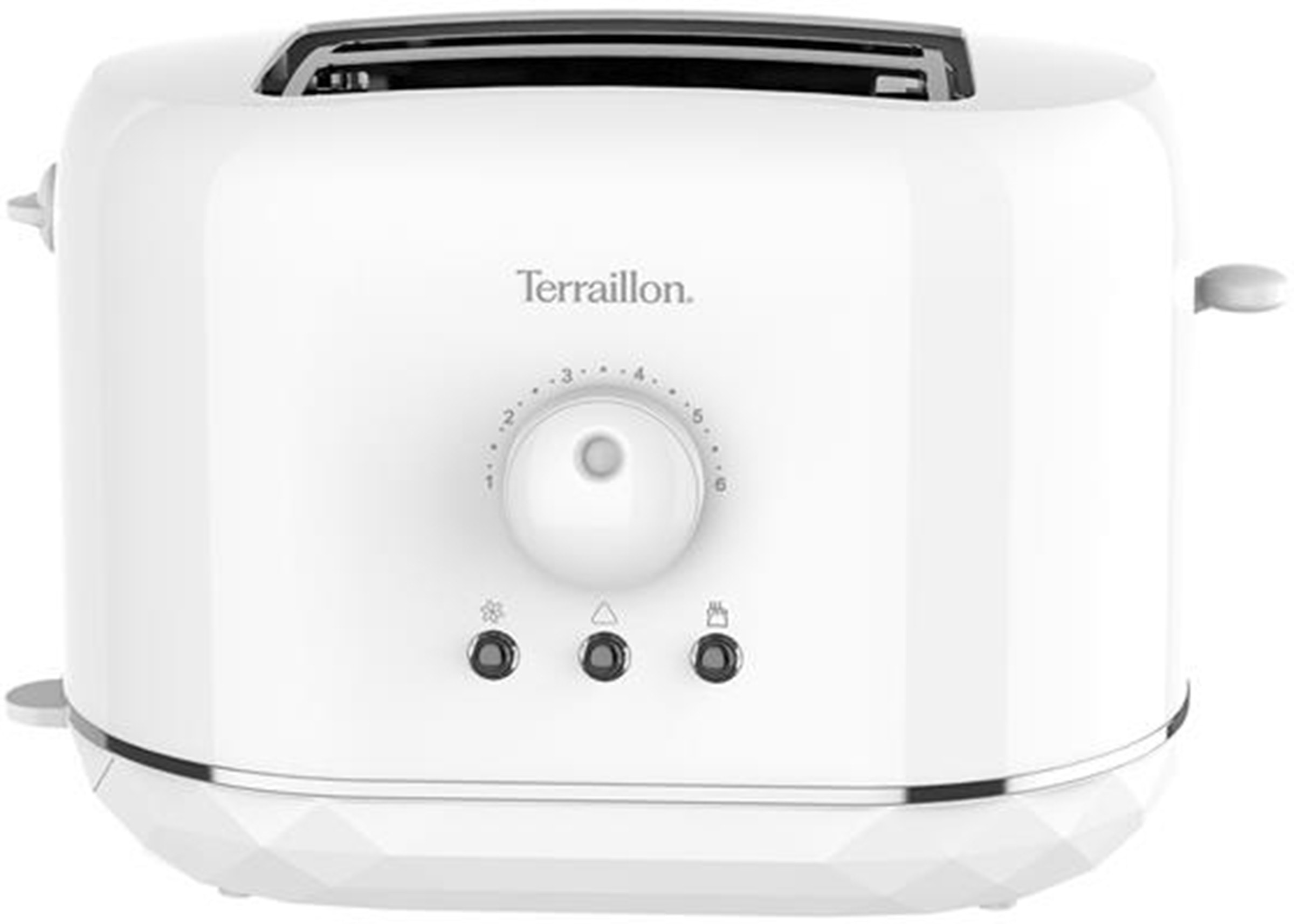 Grille pain TERRAILLON 2 fentes 870W Blanc 15352