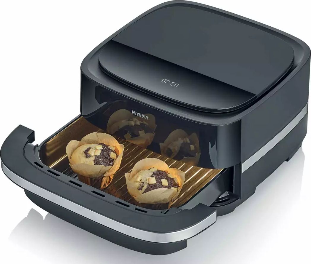 Friteuse à air chaud SEVERIN AirFryer 4L 2100W Fenêtre - FR2464