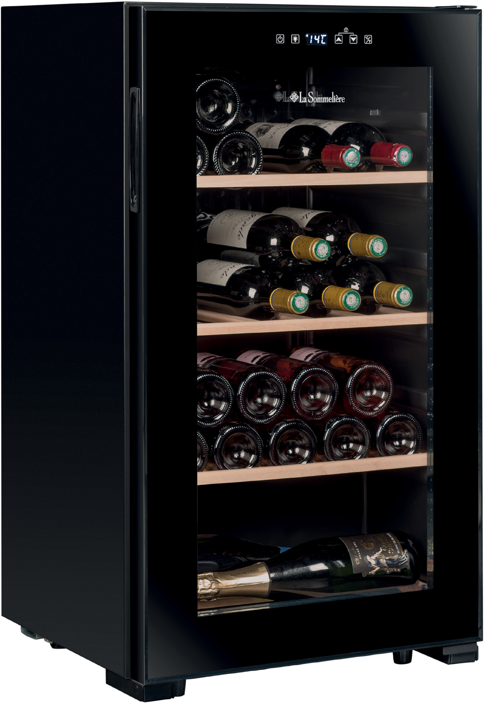 Cave à vin de service LA SOMMELIERE ,36 bouteilles - LS36BLACK