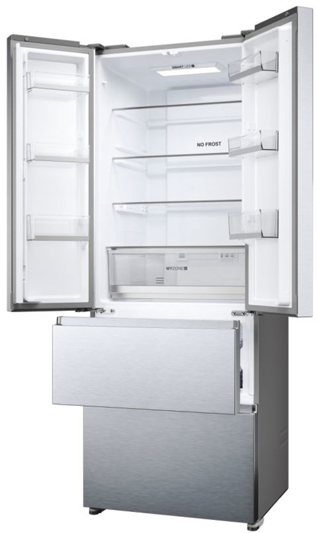 Réfrigérateur 4 portes HAIER , Froid No Frost, 446L, Inox - HFR5719ENMG Réfrigérateur 4 portes HAIER , Froid No Frost, 446L, Inox - HFR5719ENMG