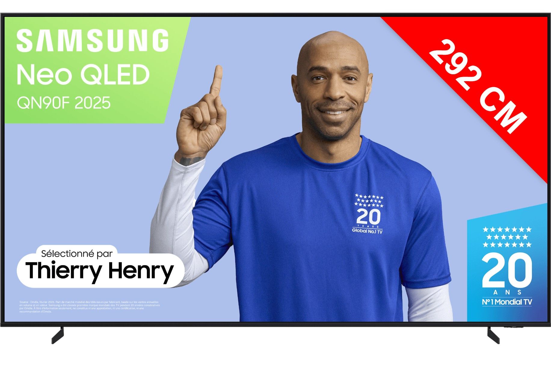 TV Neo QLED 4K 292 cm SAMSUNG QN90F 115" 165Hz Noir TQ115QN90F