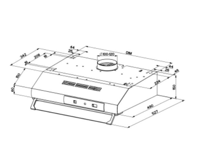 FABER Hotte casquette  - 5605229