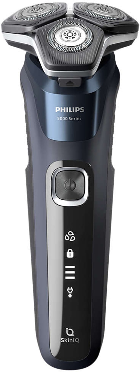 Rasoir électrique PHILIPS SteelPrecision 360-D SkinIQ Bleu nuit S5885/25