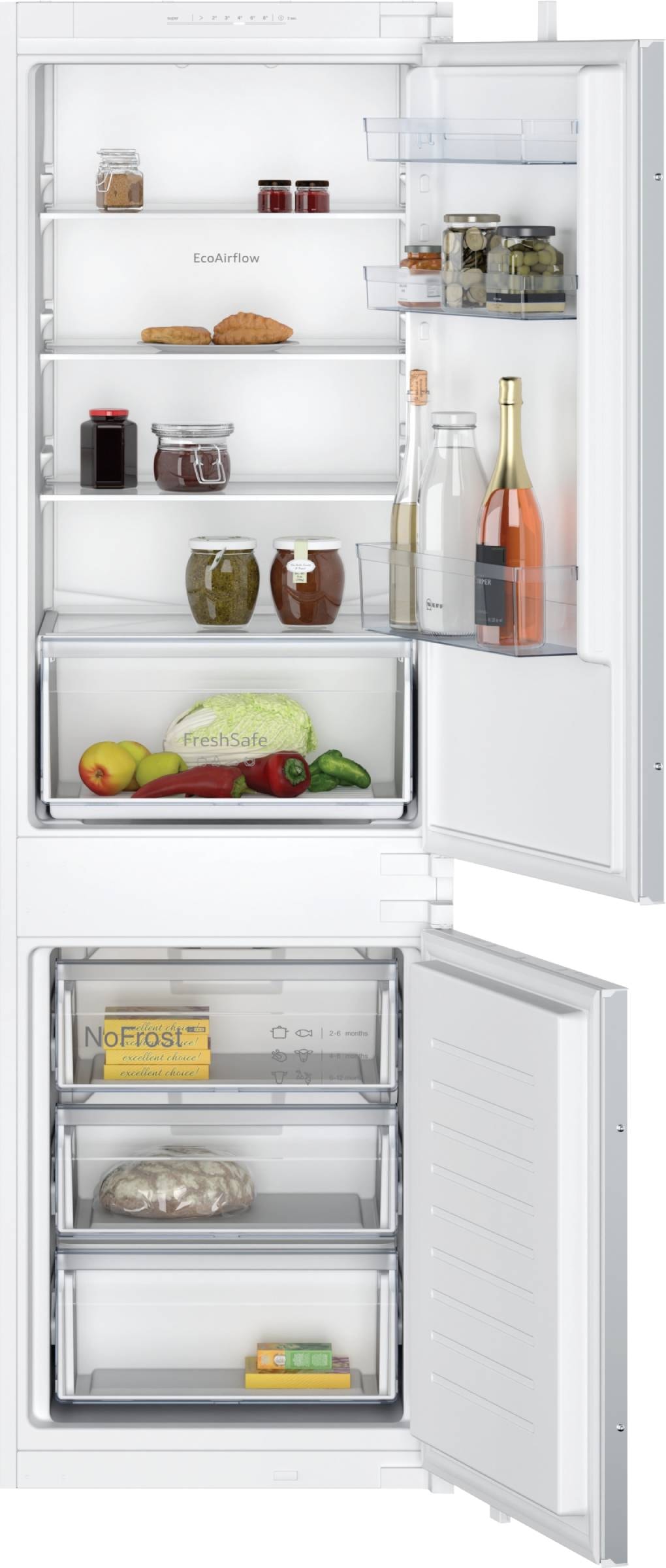 Réfrigérateur congélateur encastrable NEFF 260L No Frost KI7861SE0