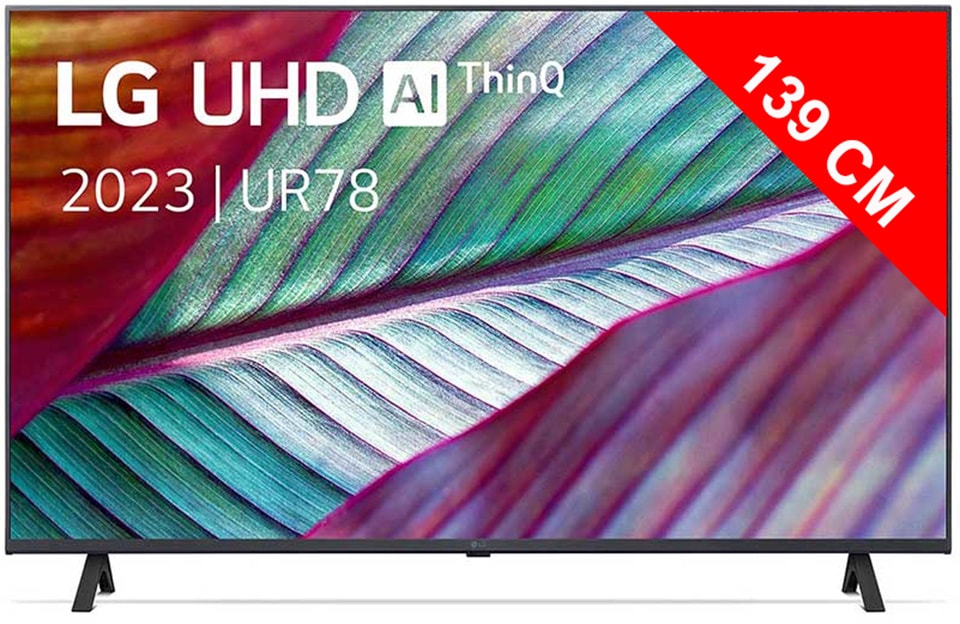 TV LED 4K 139 cm LG  55UR781C0LK