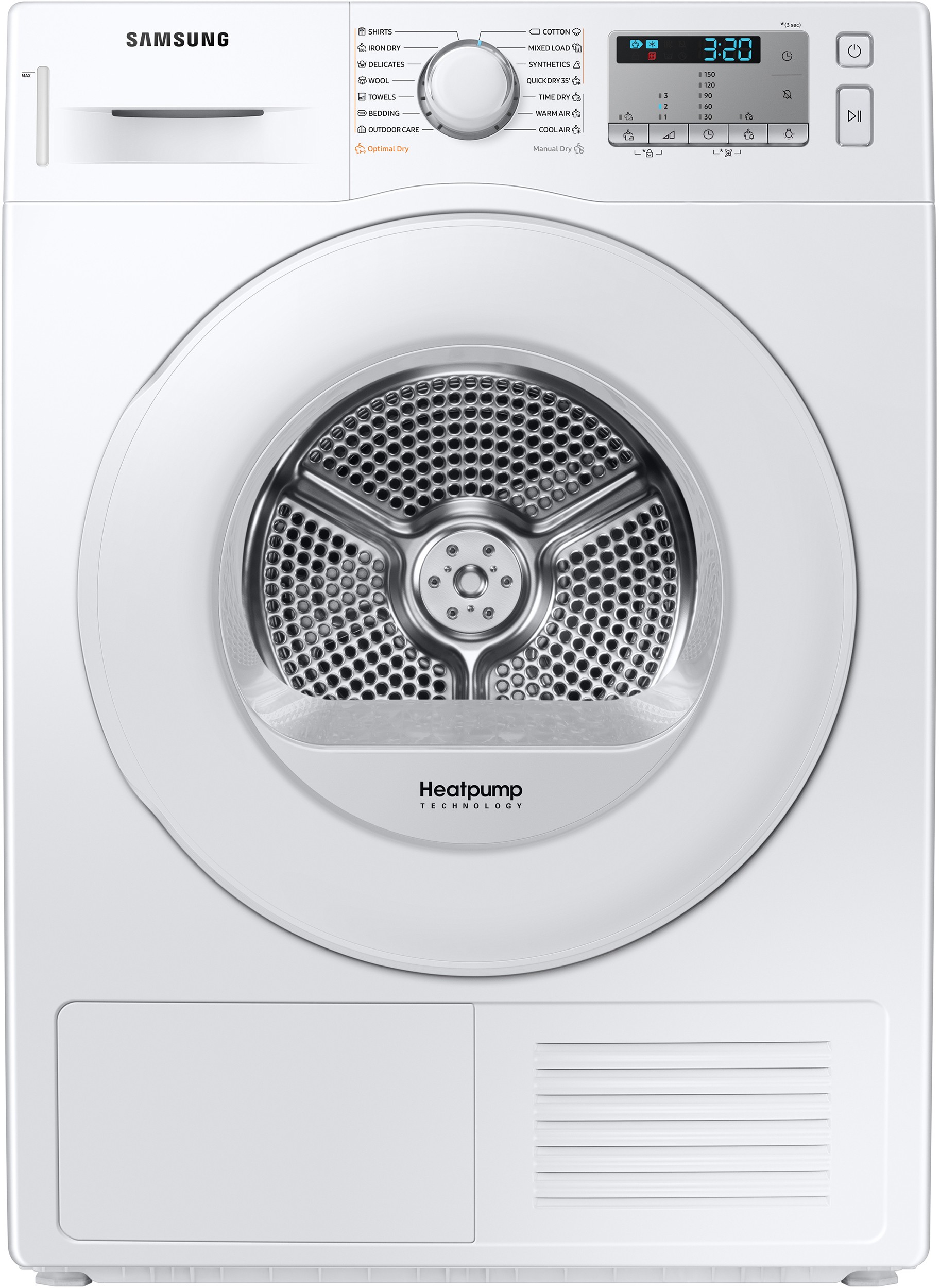 SAMSUNG Sèche linge Condensation Pompe à Chaleur 8kg  DV80TA020THEF