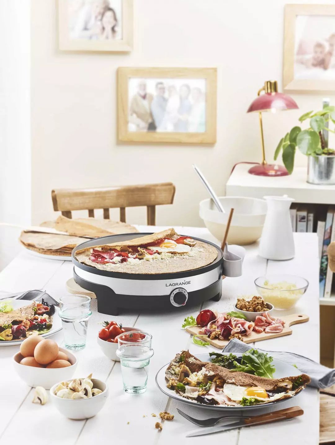 Crêpière LAGRANGE 35 cm 1500W Noir - 109018