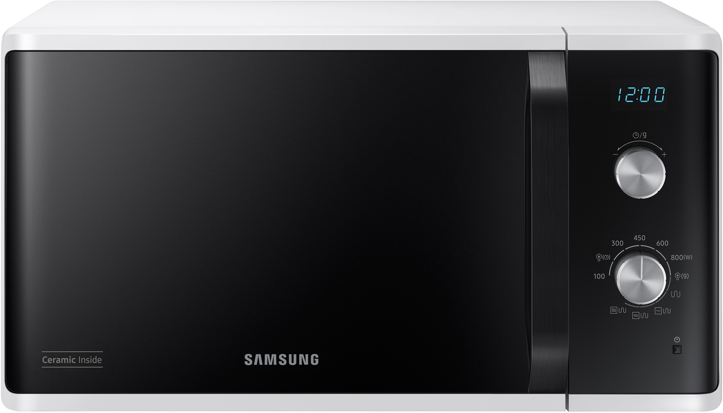 Micro ondes Grill SAMSUNG 800W 23L Blanc MG23K3614AW