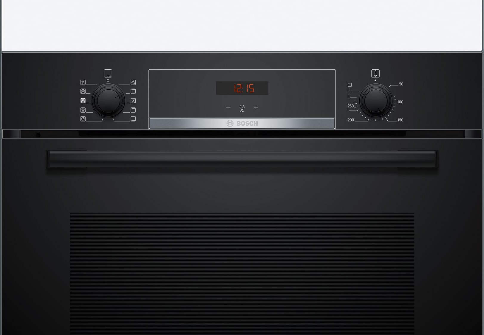 Four encastrable EcoClean BOSCH Chaleur tournante + Vapeur 71 L Noir - HQA534BB3