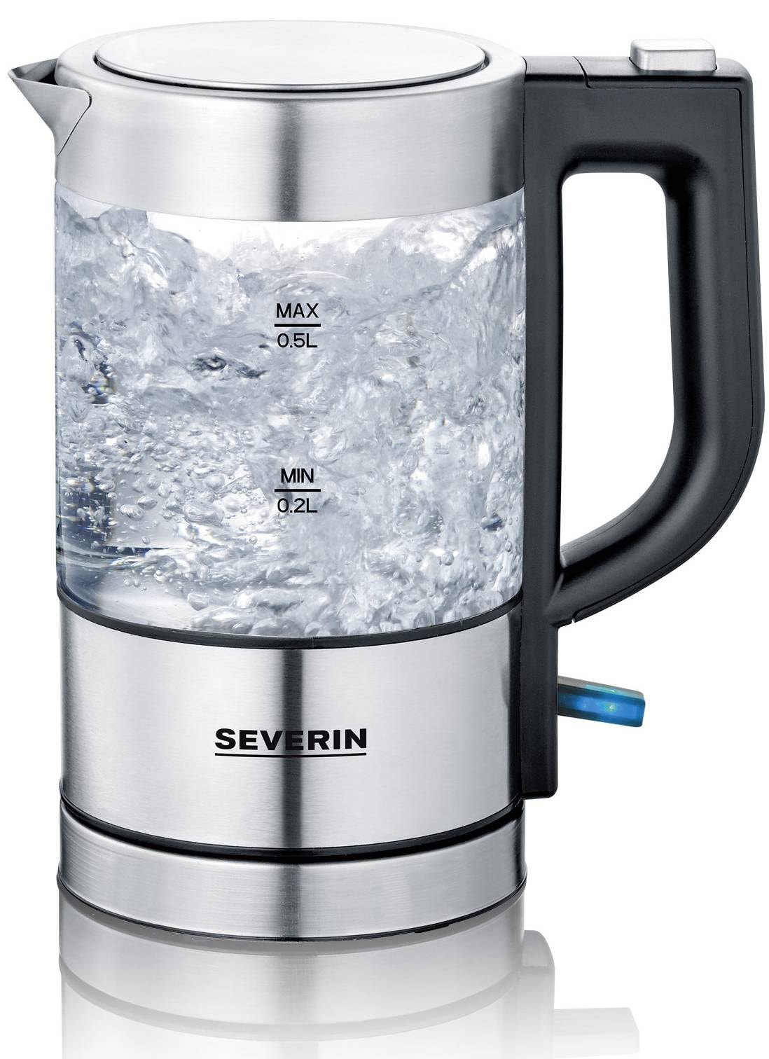 Bouilloire SEVERIN , 0,5L, 1100W, Inox WK3472