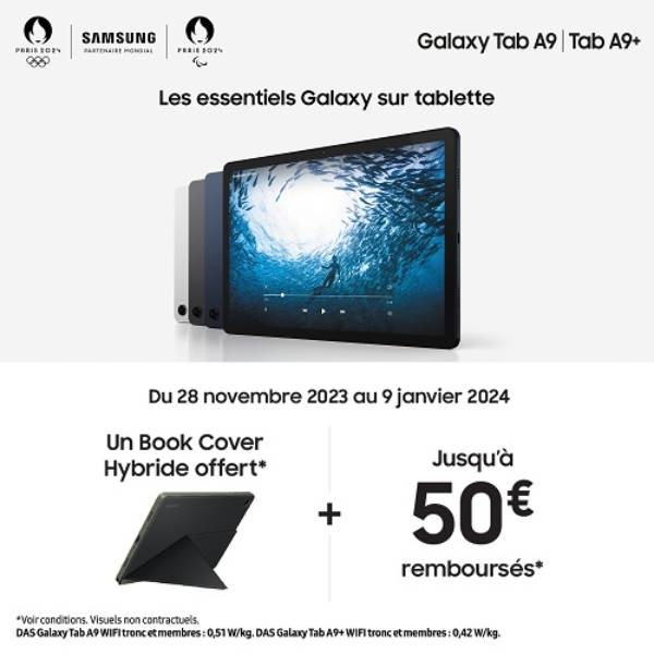 Tablette tactile SAMSUNG Galaxy Tab A9+, Wi-Fi, 128go, Anthracite - SM-X210NZAEEUB Tablette tactile SAMSUNG Galaxy Tab A9+, Wi-Fi, 128go, Anthracite - SM-X210NZAEEUB