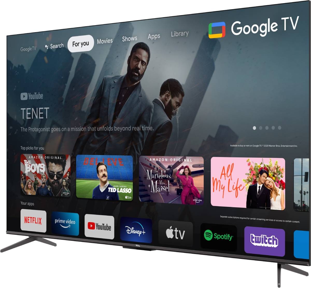 TCL TV LED 4K 127 cm 50"