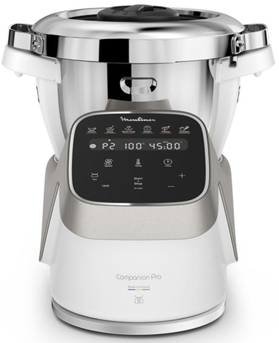 Multicuiseur MOULINEX , Companion Pro, 4.5L, 1550W, Blanc HF850810