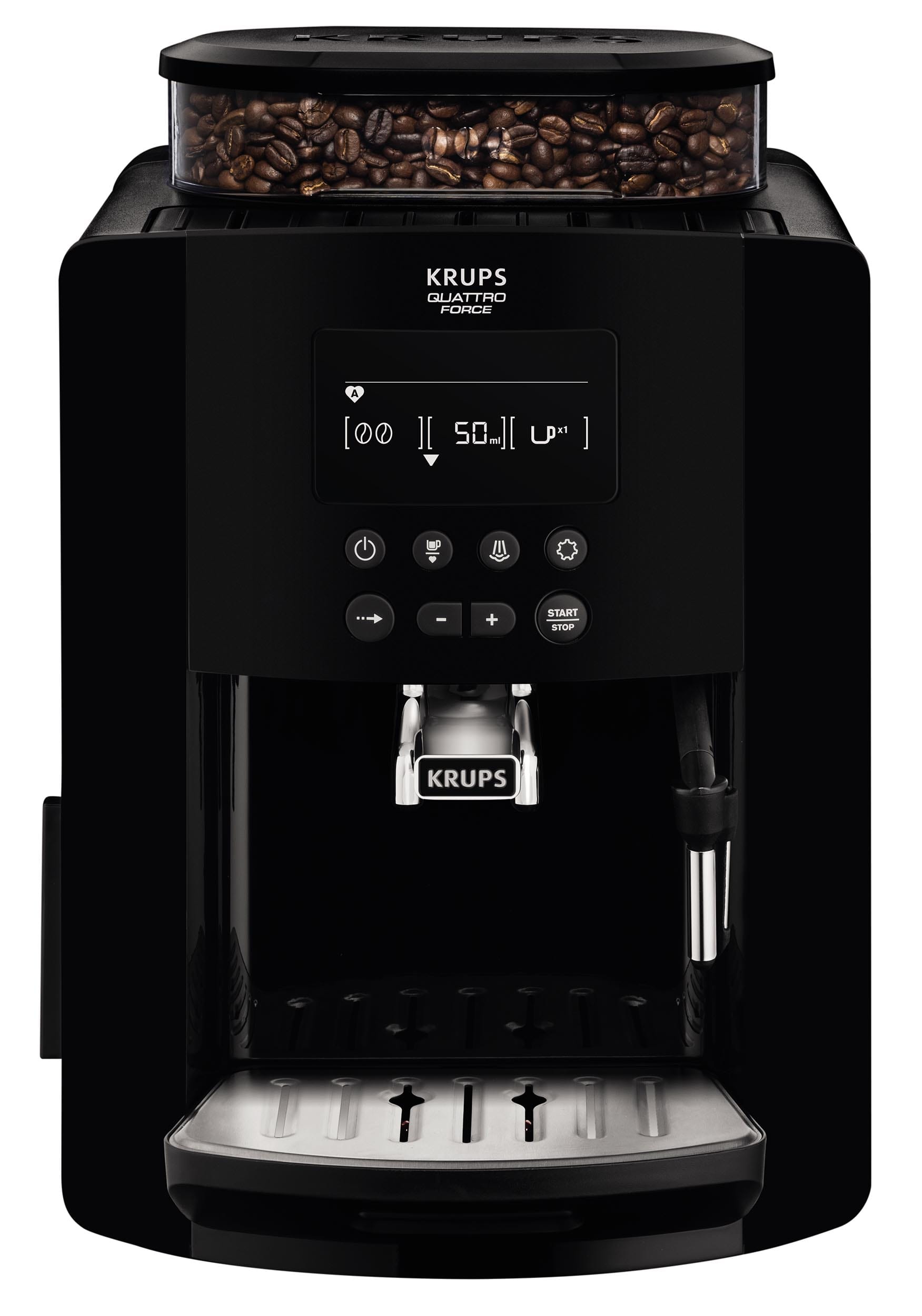 Robot expresso KRUPS Broyeur Arabica Noir - YY3074FD