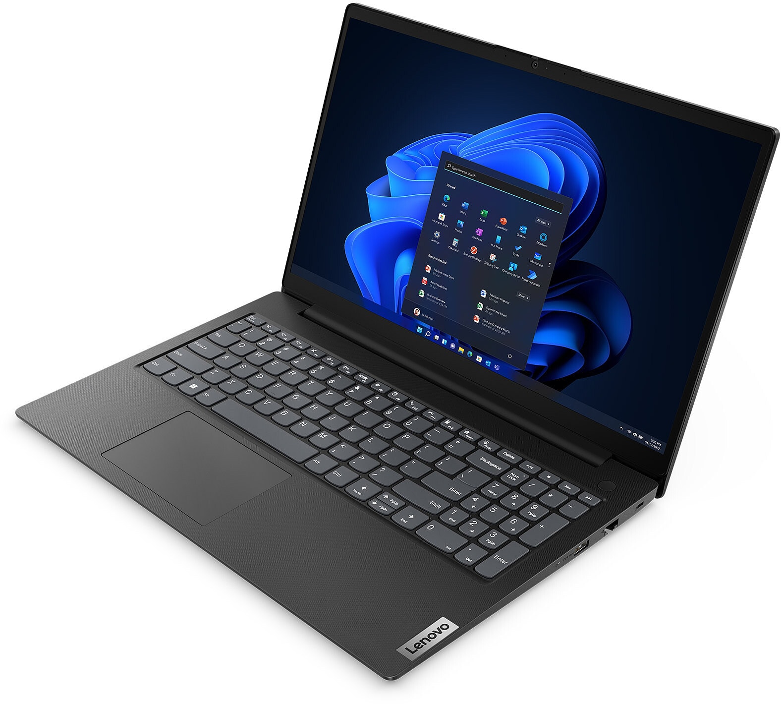 Ordinateur portable LENOVO 15,6", i3, 8Go RAM, 512Go SSD, Noir - 83A100J5FR