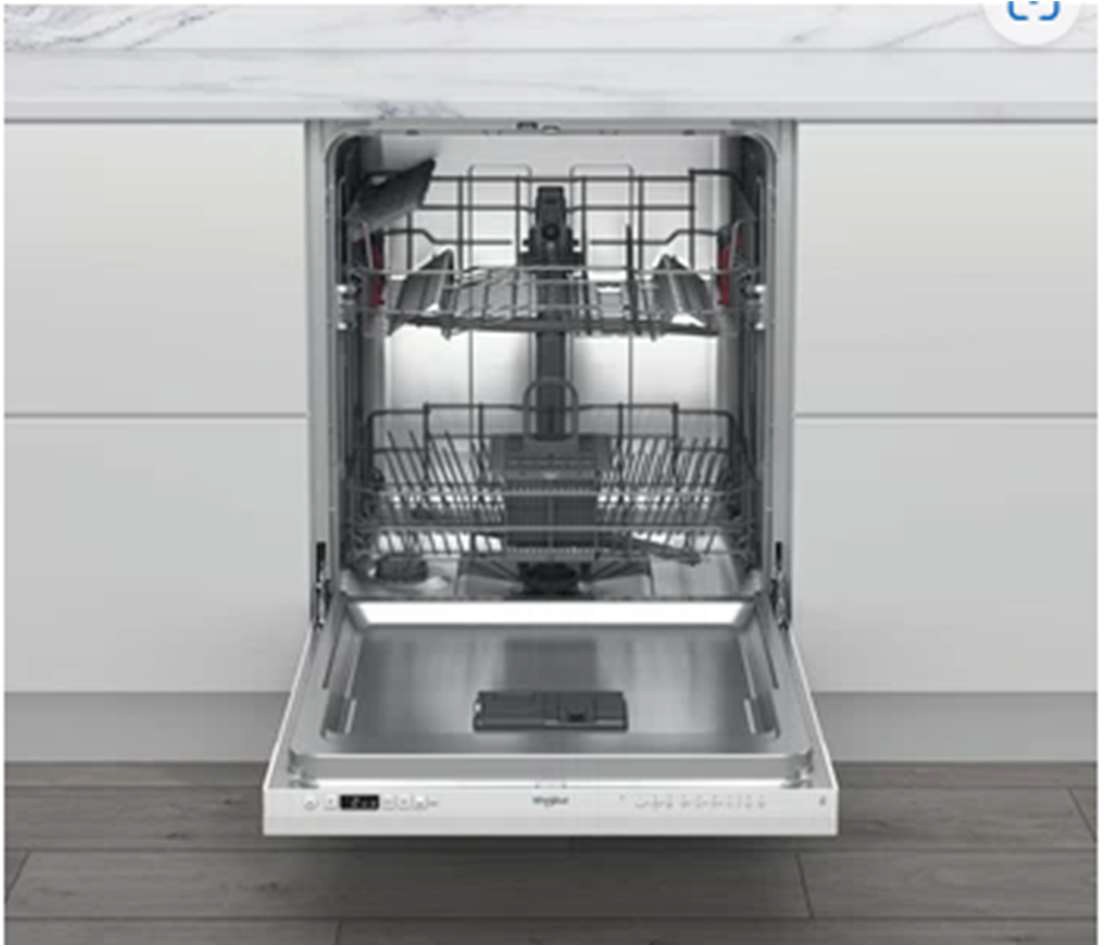 Lave vaisselle tout integrable 60 cm WHIRLPOOL 9 programmes 46dB 14 couverts  - W2IHKD526A