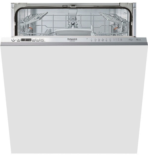 HOTPOINT Lave vaisselle tout integrable 60 cm Zone 3D Wash 41dB 14 couverts   HIO3T141W