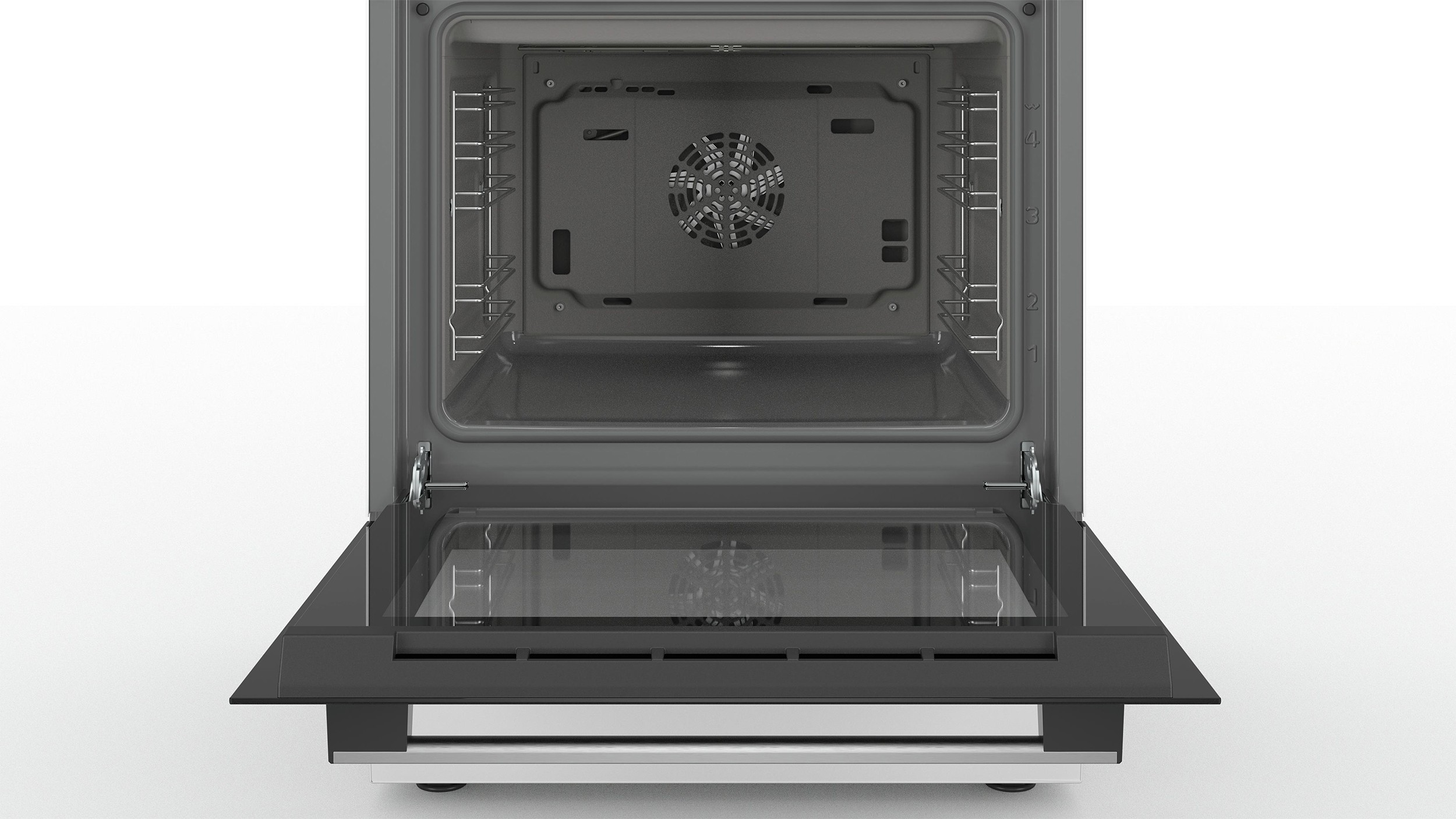 Cuisiniere mixte BOSCH Série 4 EcoClean Direct Blanc - HXR39IG20