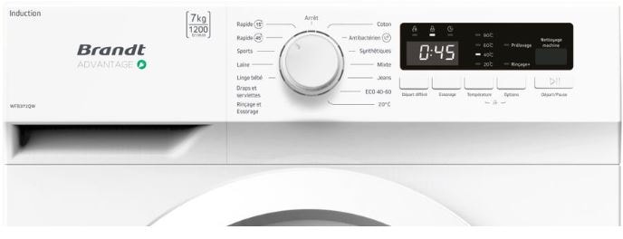 Lave linge Frontal BRANDT  - WFB372QW